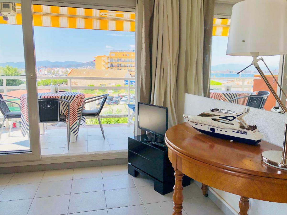 Roc Mar 7 2A - Apartamento Cerca Del Centro Y De La Playa - Terraza Con Vistas Al Mar Y Al Puerto Apartment Roses Exterior photo